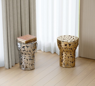 Modern metal stool