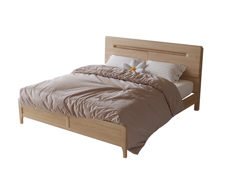 Modern Solid Wood kids Bed