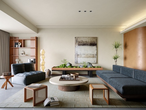 Mid-century Style Living Room