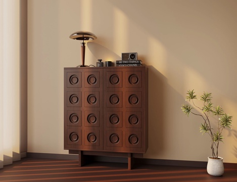 Mid-century Style porch cabinet