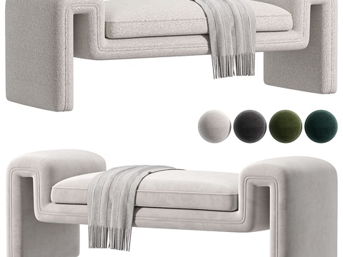 Modern Italian TONDO sofa stool