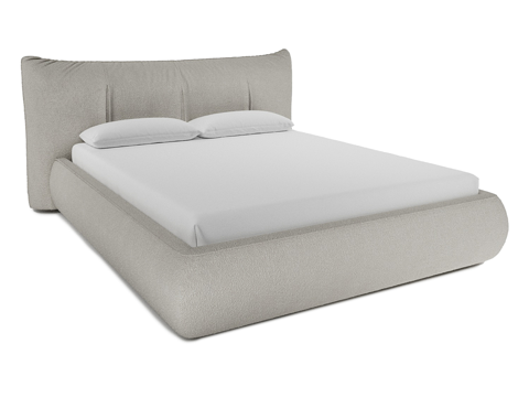 Modern Simple Double Bed Double Bed Simple Bed Bedroom Bed Pillow