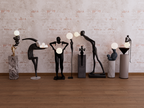 Floor lamp combination creative lamps Decorative Lights