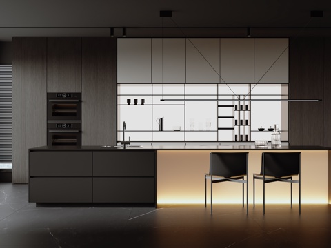 Modern Italian Open Kitchen