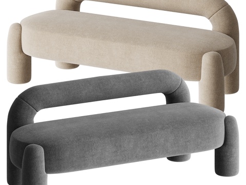 Modern Cream Style Sofa Stool