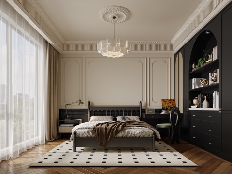 Middle French Bedroom