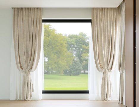 French Curtain Double Curtain Blackout Curtain Gauze Curtain Linen Curtain