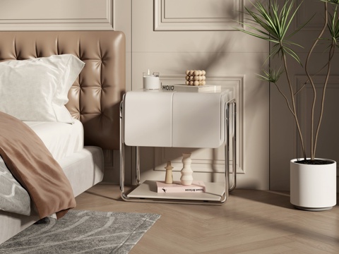 Modern minimalist bedside table