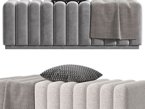 Modern Affordable Luxury Style BENTE Sofa Stool