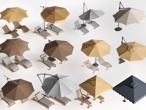 Modern Parasol Outdoor Umbrella Sun Umbrella Folding Umbrella