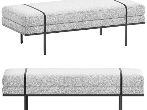 Italian minimalist Harris Accent bench