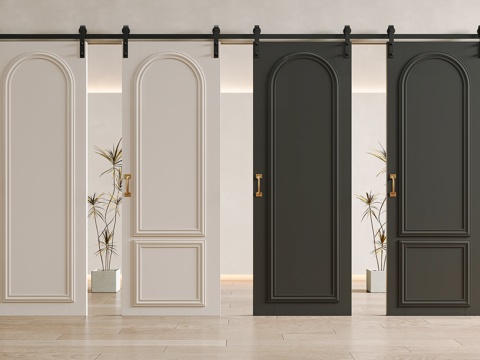 French barn door sliding door solid wood barn door solid wood sliding door hanging rail door French wooden door