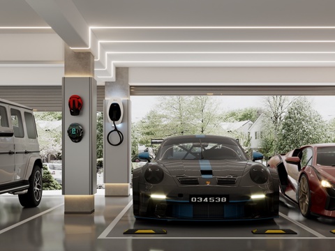 Modern Home Garage