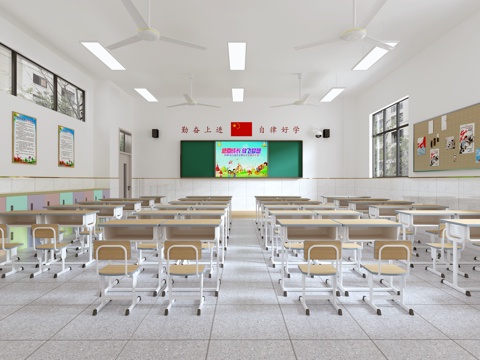 Modern Classroom Primary School Classroom Primary School Table and Chair Combination