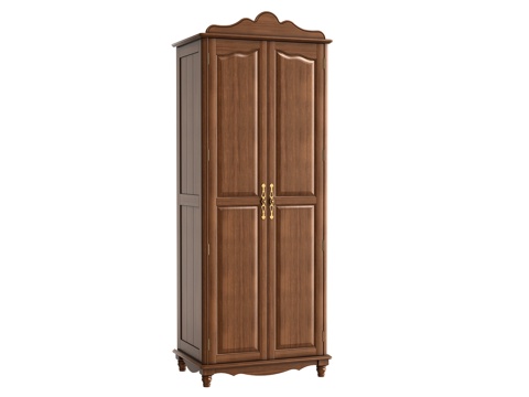 American-style two-door wardrobe