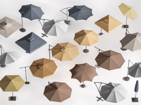 Modern Parasol Outdoor Umbrella Sun Umbrella Folding Umbrella