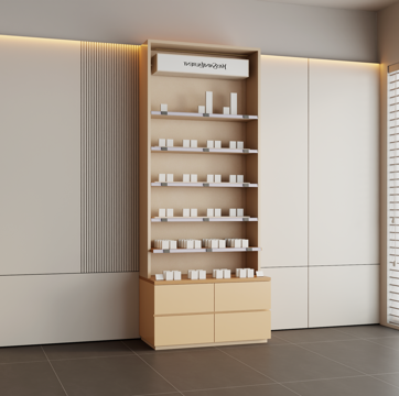 Modern cosmetics display cabinet