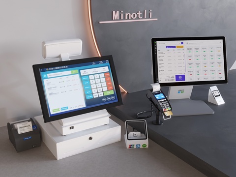 Cash register ordering system cash register equipment