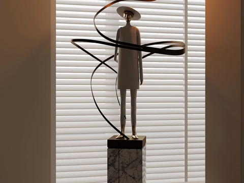 Modern Interior Sculpture Character Sculpture Art Sculpture