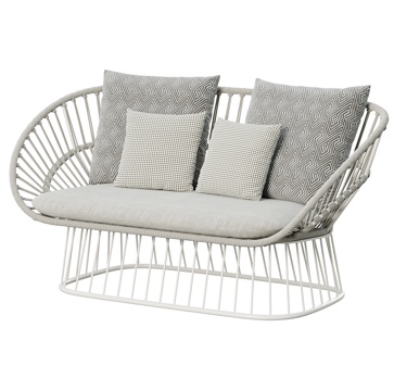 Outdoor Rattan Chair Rattan Chair Lounge Chair Courtyard Rattan Chair Double Rattan Sofa Rattan Leisure Sofa