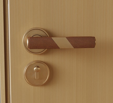 Modern medieval door lock handle