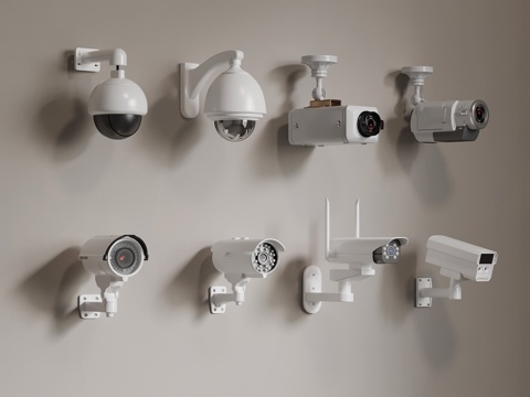 Modern Projection Surveillance Camera