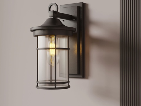 American Style Wall Lamp Outdoor Wall Lamp Simple Wall Lamp