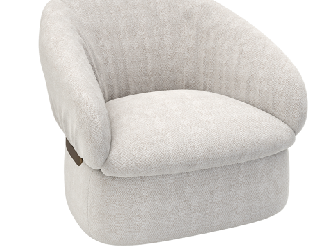 Cream Style Single Sofa Fabric Single Sofa Fabric Chair Fabric Casual Chair Fabric Backrest