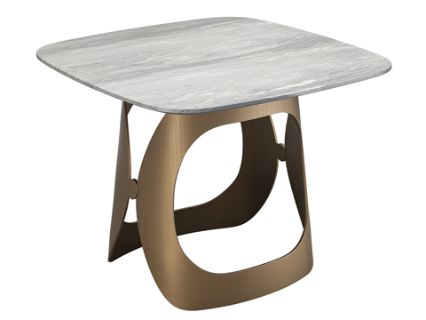 Affordable Luxury Style Side Table Simple Side Table Minimal Side Table Stone Side Table Marble Side Table Art Side Table