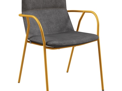 LD Seating Modern Fabric Chair Minimalist Single Chair Italian Single Chair Dining Chair