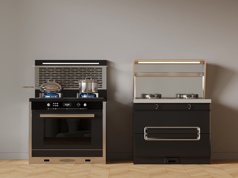 Modern integrated stove pot oven