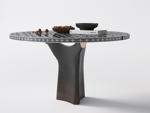 Modern Affordable Luxury Style Ornaments End View Table