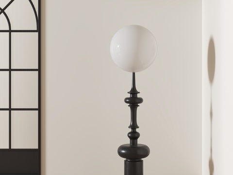 French retro floor lamp