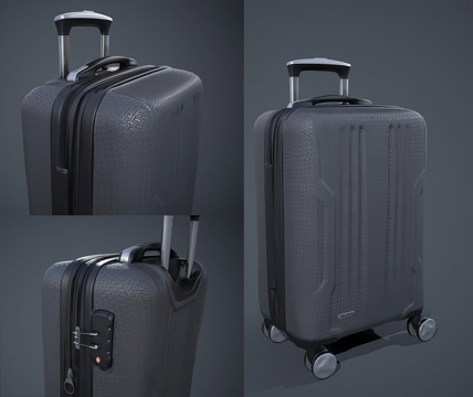 Suitcase luggage trolley case