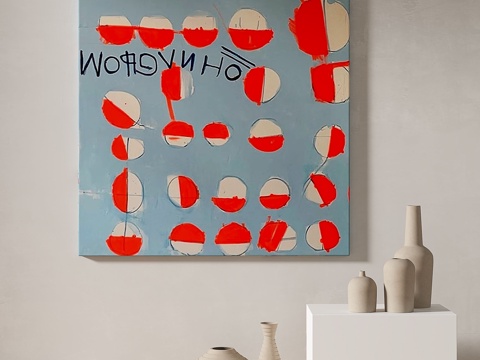 modern, simple, abstract, decorative painting