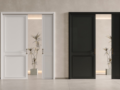 French sliding door pocket door ghost door trackless sliding door invisible track door sliding door