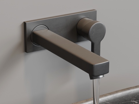 Modern faucet in-wall faucet