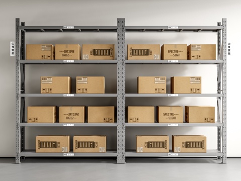 Modern shelf lifting shelf express shelf carton storage rack