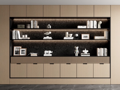 Modern Bookcase Full Wall Bookcase Open Bookcase Study Bookcase Book Decoration