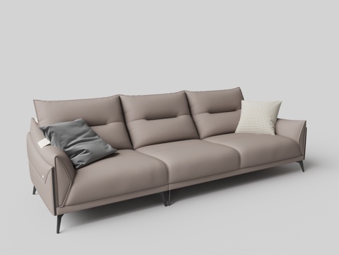 Modern fabric legged Couch