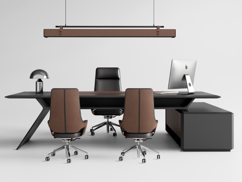 Modern manager desk chairman's desk desk boss desk office desk and chair