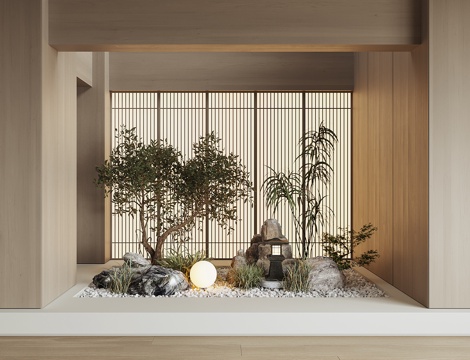 Modern indoor plant landscape