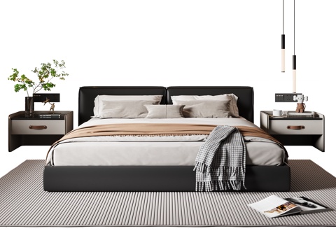 Modern Italian Double Bed