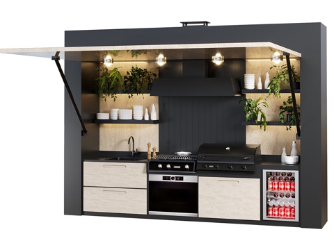 Modern outdoor cabinet