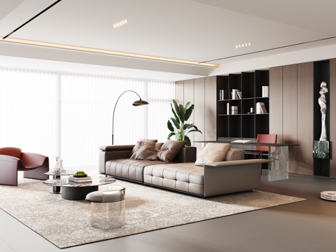 Modern Italian Affordable Luxury Style Living Room