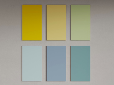 Modern paint color card latex paint