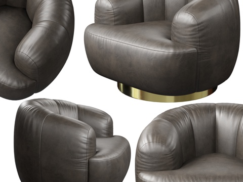 Modern Leather Casual Sofa