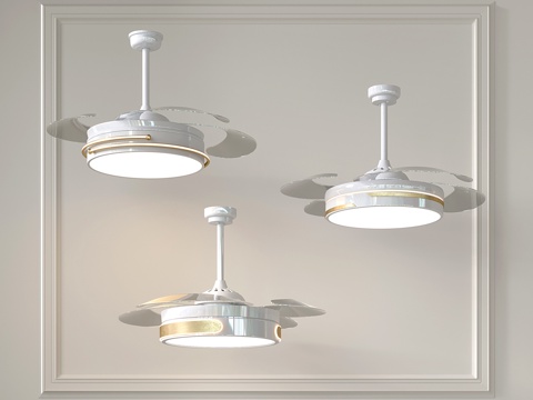 Modern ceiling fan lamp ceiling fan DiningRoom electric fan invisible ceiling fan lamp