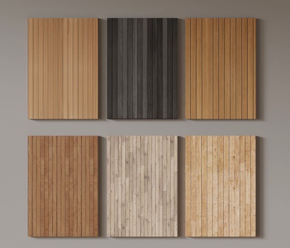 Modern medieval Wall wood veneer solid wood Panel