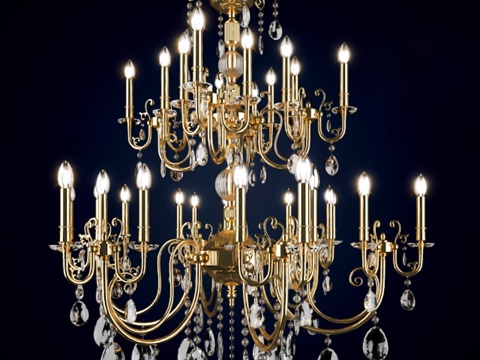 Affordable Luxury Style Chandelier Hotel Chandelier Vintage Chandelier Simple European Chandelier European Chandelier Lobby Chandelier